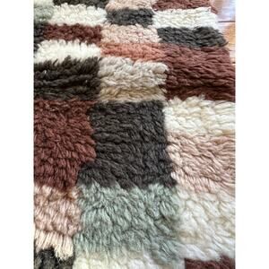 Moroccan Pillow Cushion Cover checkered euro Throw Pillow Case bohemian 21”